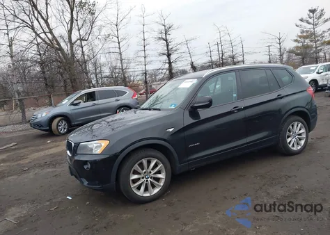 2013 BMW X3 xDrive28I z USA, uszkodzony, nr VIN 5UXWX9C59D0A14763